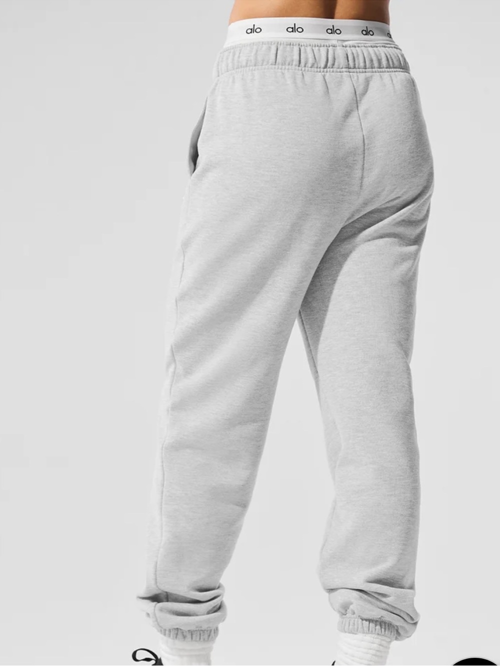 ALO YOGA Accolade Sweatpants in Athletic Heather Grey sz L - Picture 5 of 8